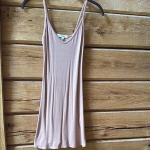 Joah Brown Ribbed Knit Top